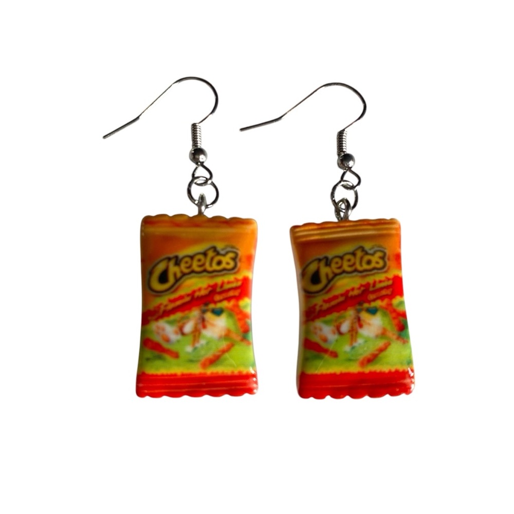 Cheetos Acrylic Earrings